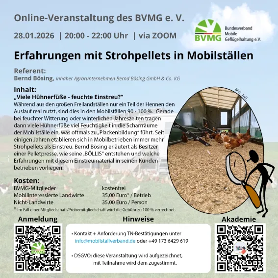 Erfahrungen mit Strohpellets in Mobilstaellen