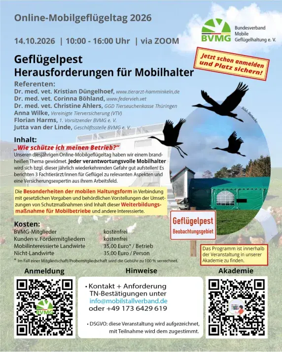 Online - Mobilgeflügeltag 2026