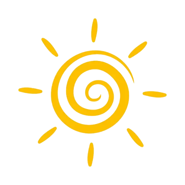 Wir machen Sommerpause Eine Sonne. Wir machen Sommerpause